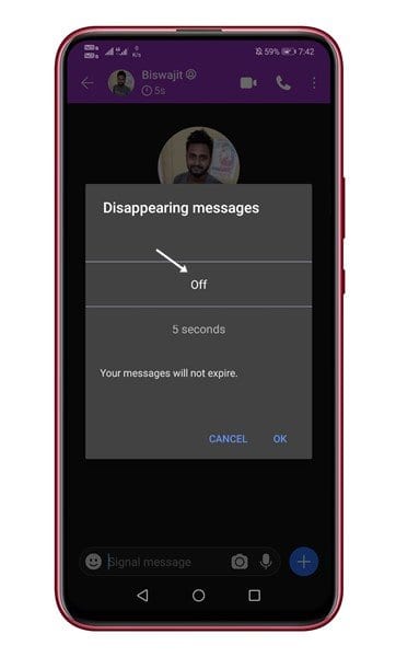 How to Send Disappearing Messages On Signal Private Messenger - 97