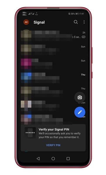 open Signal Private Messenger