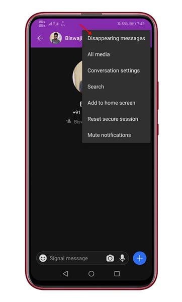 How to Send Disappearing Messages On Signal Private Messenger - 56
