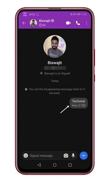 How to Send Disappearing Messages On Signal Private Messenger - 59