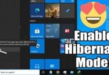 How to Enable Hibernate Mode On Windows 10 PC