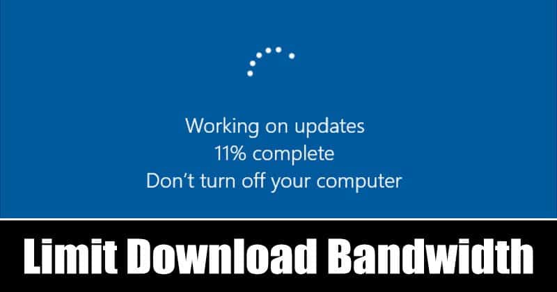 How to Limit Windows Update's Download Bandwidth on Windows 10