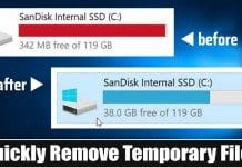 How to Quickly Remove Temporary Files in Windows 10 PC