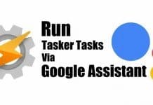 Run tasker tasks via Google Assistant
