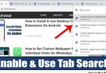 How to Enable & Use the Tab Search Feature of Chrome Browser