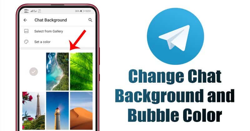 How to Change the Chat Background & Chat Bubble Color in Telegram
