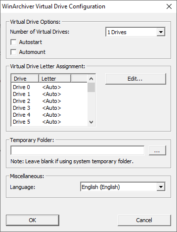Drive Virtual WinArchiver