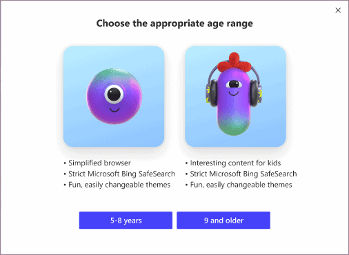 Select age range