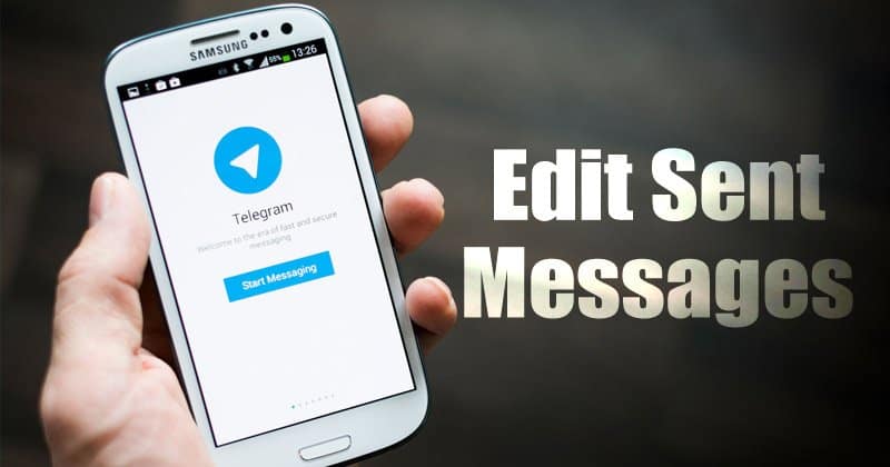 Hur man redigerar skickade meddelanden i Telegram för Android