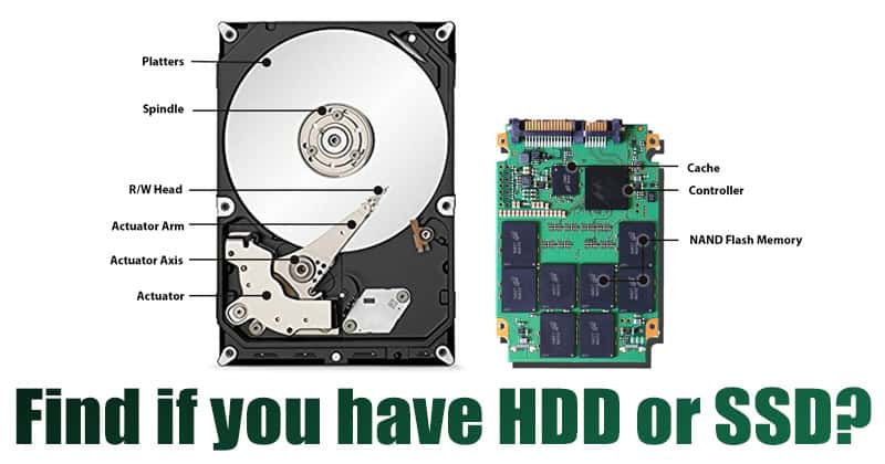 How to Find if a Hard Drive is HDD or SSD on Windows 10