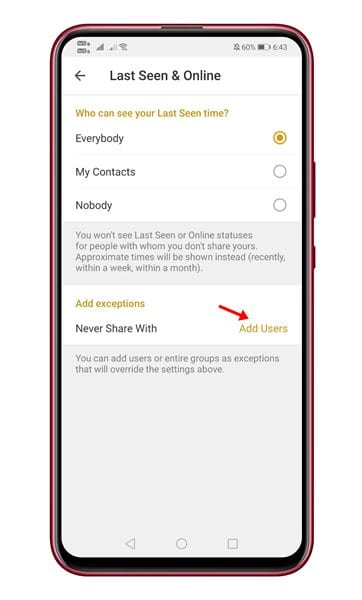 How to Hide Last Seen On Telegram for Android in 2021 - 29