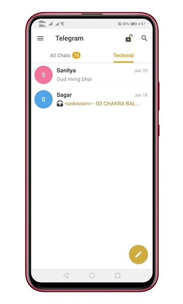 How to Create Chat Folders in Telegram for Android - 48