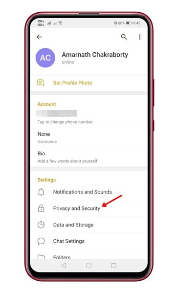 How to Hide Last Seen On Telegram for Android in 2021 - 43