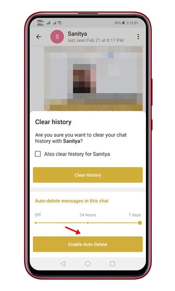 How to Enable   Use the Auto Delete Message Feature On Telegram - 24