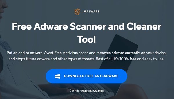 Phần mềm chống quảng cáo Avast