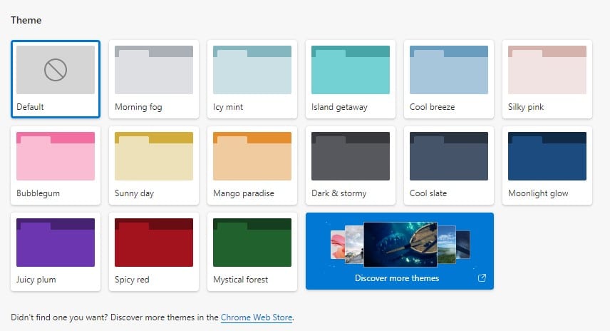 How to Set Different Theme   Color on Microsoft Edge - 79