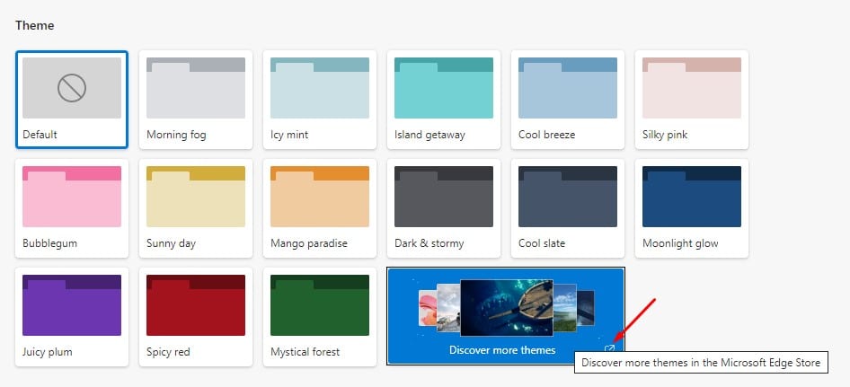 How to Set Different Theme   Color on Microsoft Edge - 90