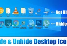 How to Hide & Unhide Desktop Icons On Windows 10