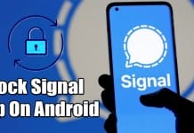 How to Lock Signal App With Pin or Fingerprint On Android