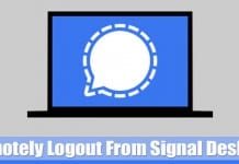How to Remotely Logout From Signal Desktop App in Windows 11/10