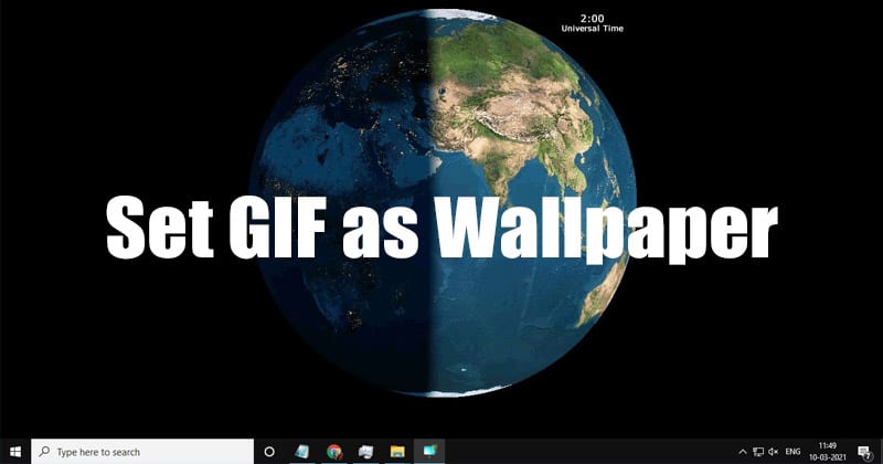 How to Use an Animated GIF As Desktop Wallpaper in Windows 10/11