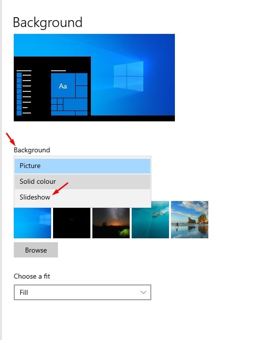 How to Set Up a Wallpaper Slideshow in Windows 10 PC