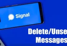 How to Delete or Unsend Messages in Signal Private Messenger