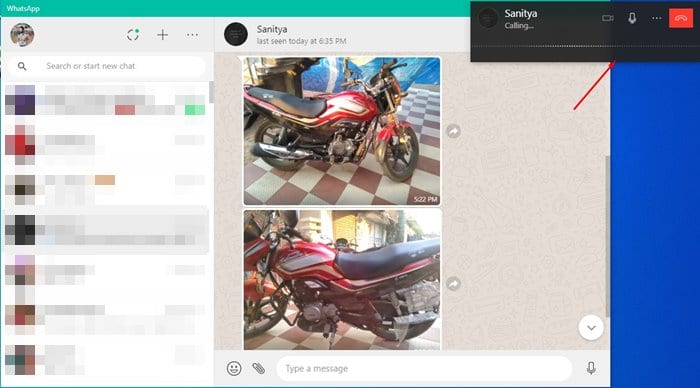 Cara Membuat Panggilan Suara & Video Call WhatsApp di PC