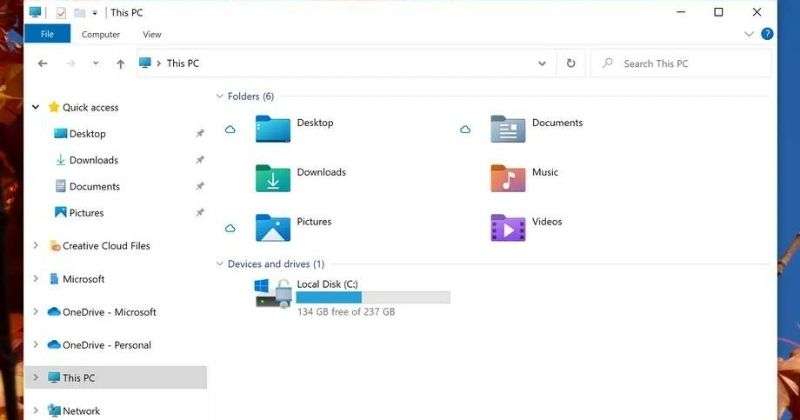 Windows 10 Update to Bring New File Explorer Icons