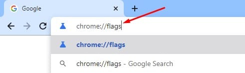type in 'Chrome://flags'