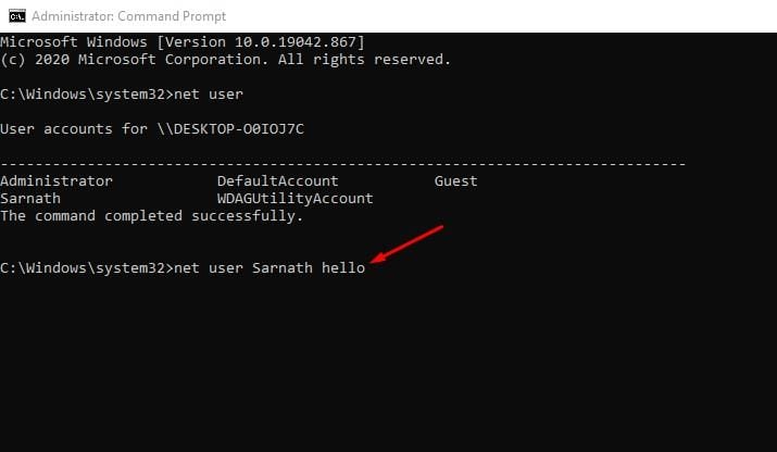 How to Change Windows 10 Password via CMD  Command Prompt  - 16