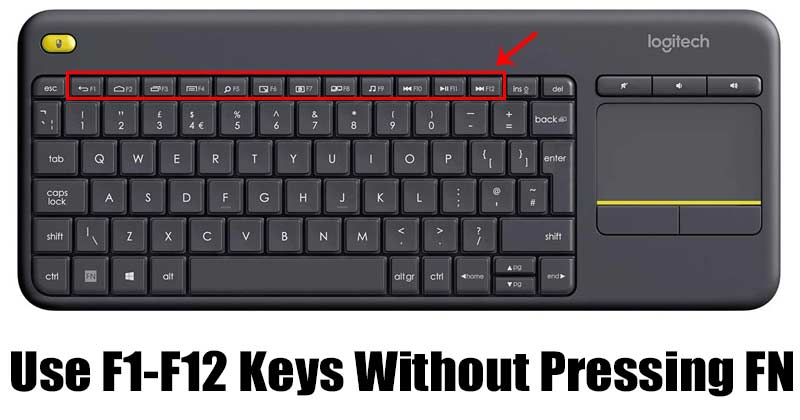 How to Use The Function Keys Without Pressing Fn Key on Windows - 92