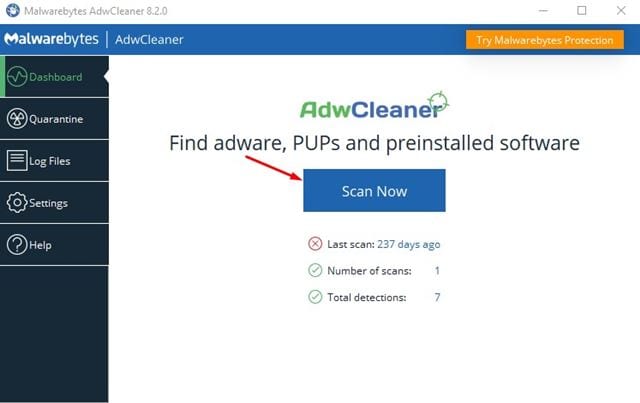 Download AdwCleaner Offline Installer Latest Version for Windows 10 - 73