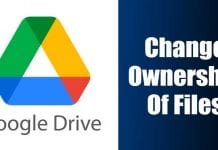 How to Change Ownership of a File/Folder in Google Drive