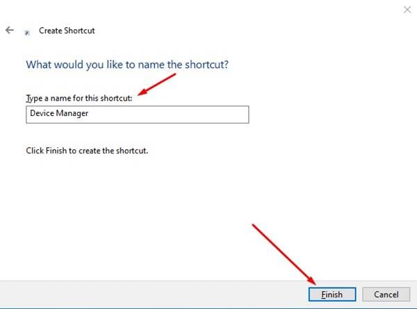 How to Create Shortcut for Device Manager On Windows 10 - 61