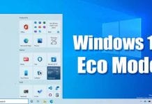 How to Enable Eco Mode for Apps & Processes on Windows 10