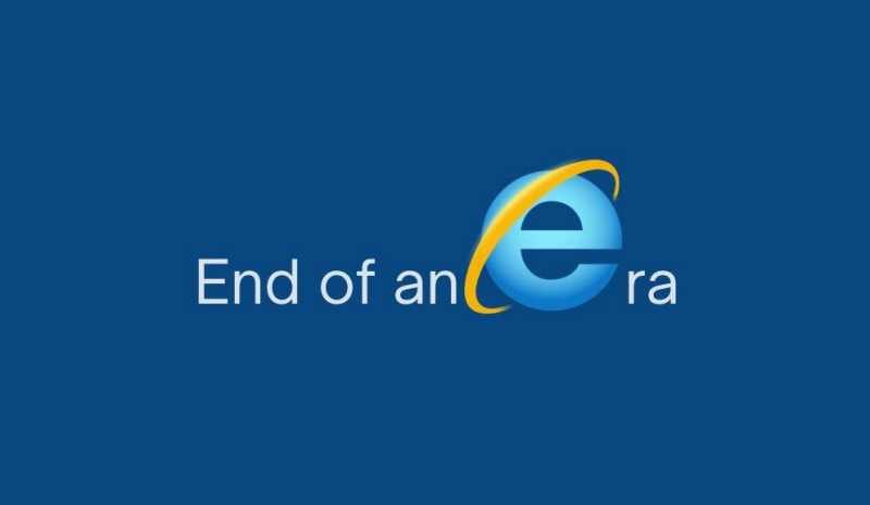 Internet Explorer shuts down