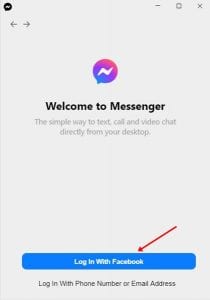 messenger login without app online free download