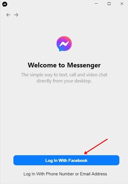 please install messenger