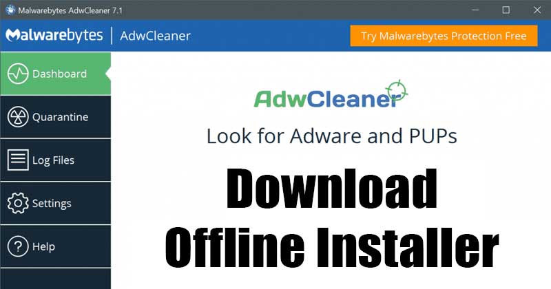Download AdwCleaner Offline Installer