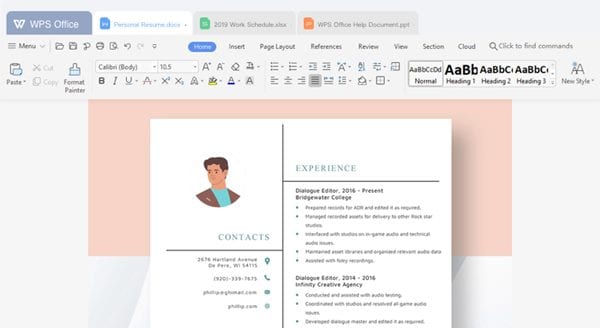 wps office writer download