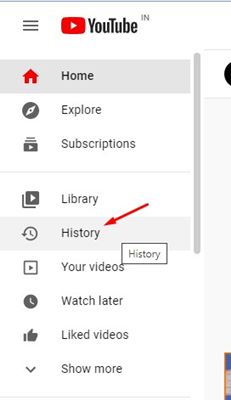 Delete YouTube Watch History
