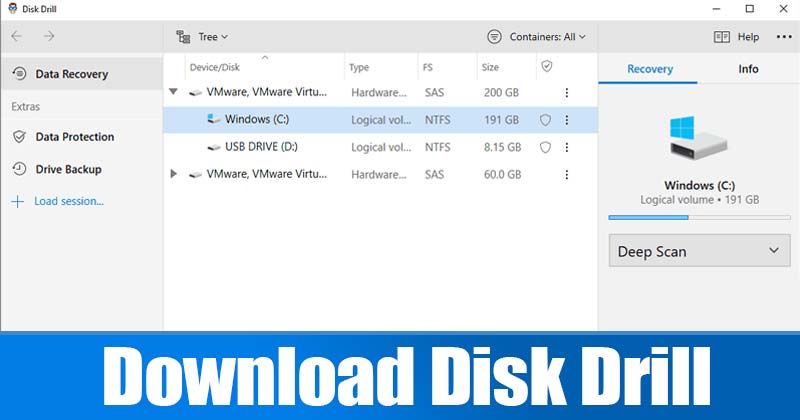 download & install Disk Drill on a PC
