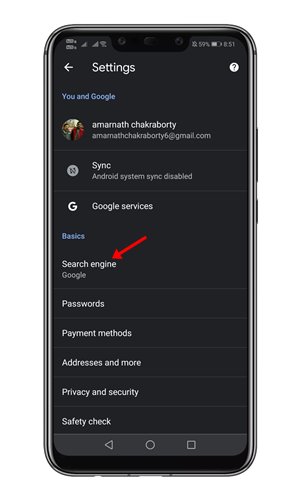 How to Change the Default Search Engine On Android - 53