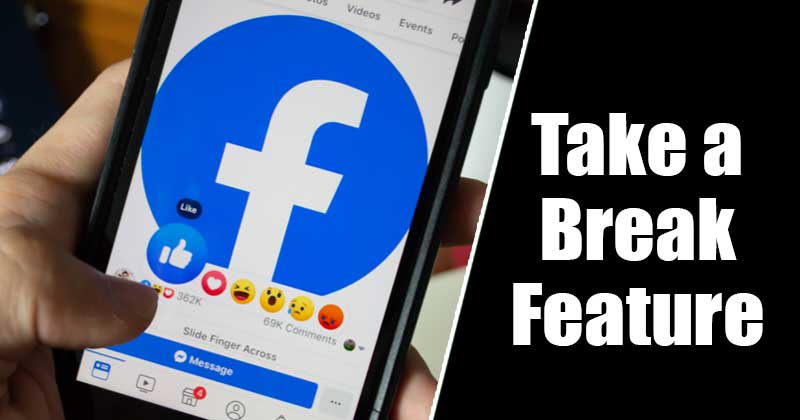 How to use the  Take a Break  Feature of Facebook - 86