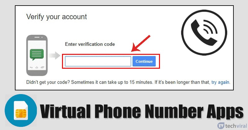 Can virtual numbers be used for verification?