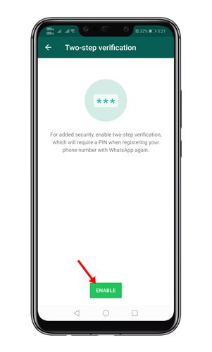How to Enable Two Step Verification On WhatsApp - 86