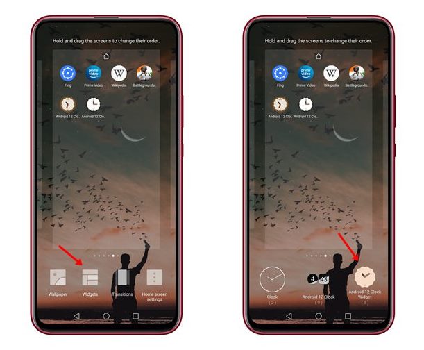 How to Get Android 12 Clock Widgets on any Android Device - 88