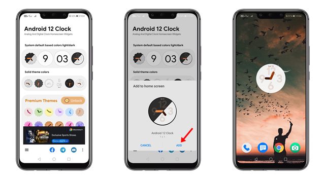 How to Get Android 12 Clock Widgets on any Android Device - 70