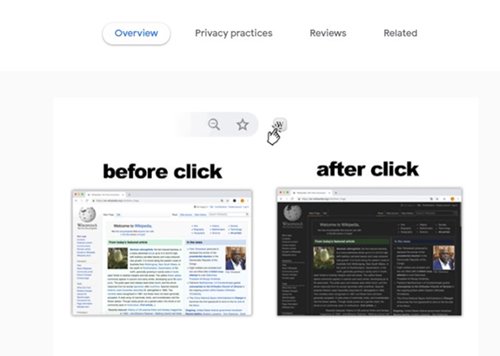 dark-mode Chrome extension for Wikipedia